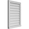 Ekena Millwork Vertical Surface Mount PVC Gable Vent w/ 2"W x 2"H , Brickmould Sill Frame, 20"W x 28"H GVPVE20X2803SN - alternate 4
